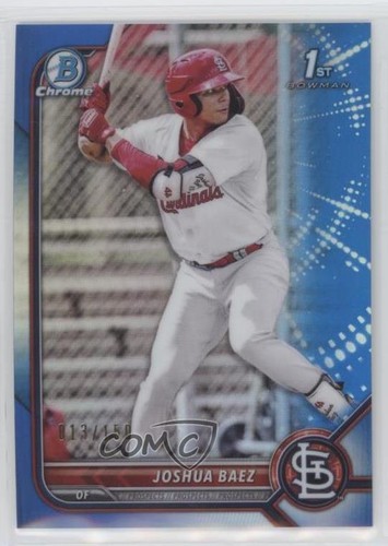 2022 Bowman Chrome Prospects Blue Refractor /150 Joshua Baez #BCP-112