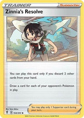 Zinnia's Resolve - 164/203 - Uncommon - Near Mint