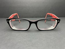 Ray-Ban RB5206 2479 Eyeglasses Black Frames Only Red Logo Full Rim 54-18-145