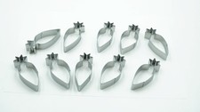 Keksausstechform Möhre 10 er Set Edelstahl ca. 7,5 cm Karotte, Möhrchen Ostern