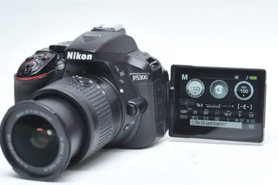 Nikon D5300 Digital SLR Camera with AF-P 18-55mm VR Lens Set
