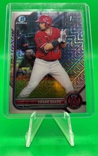 2022 Bowman Mega Box Edgar Quero Mojo Refractor #BCP-123 Angels