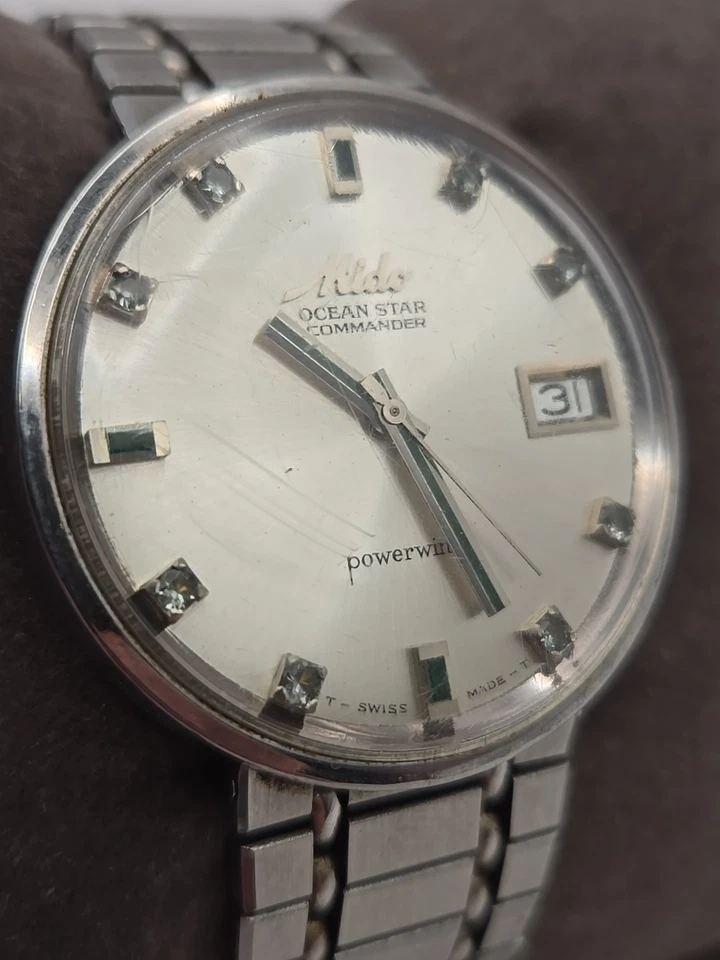 Vintage Mido Ocean Star Commander "Powerwind" 37mm Men's Wristwatch - Image 4 of 4