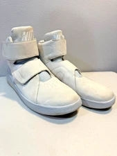 Nike Marxman Prm 832766-001 Mens 10.5 Basketball Shoes Pure Platinum Sneakers