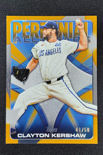 2026 Topps Series 1 Clayton Kershaw Perennial All Stars Gold /50 #PAS-6 Dodgers