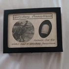 Civil War Bullet Relic from The Battle of Gettysburg with Display Case