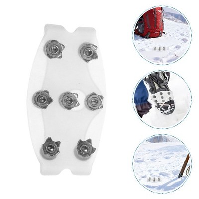  4 Paar Eiskrallen für Schuhe und Stiefel, Schneegriffe, rutschfeste Eiskrallen
