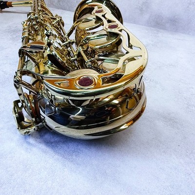 Yamaha YAS-32 Alto Saxophone Purple Logo Japan Serial 013438 Key