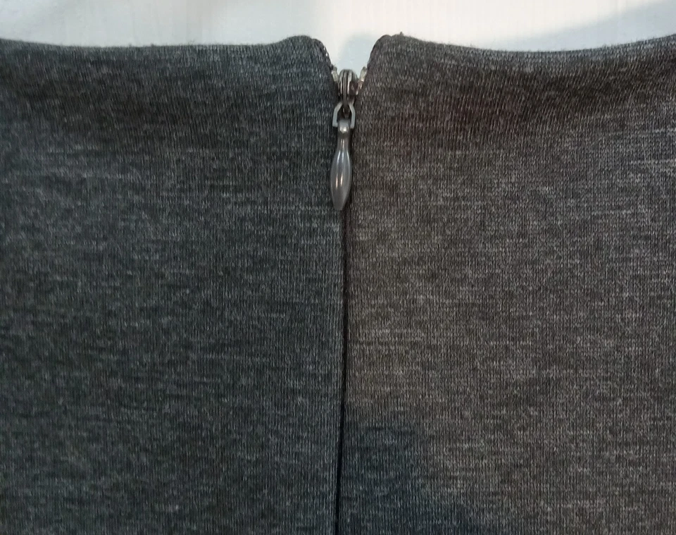 Vestido tipo jersey Croft & Barrow para mujer L gris Lagenlook línea A sin mangas elástico Foto 4 de 4