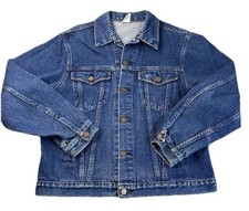 Vintage Bristol Blues Denim Jean Jacket Made in USA Mens Size 44