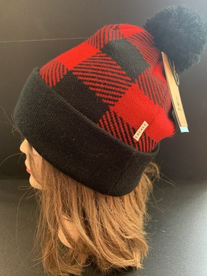 Locale Adult Lumberjack Red/black Beanie