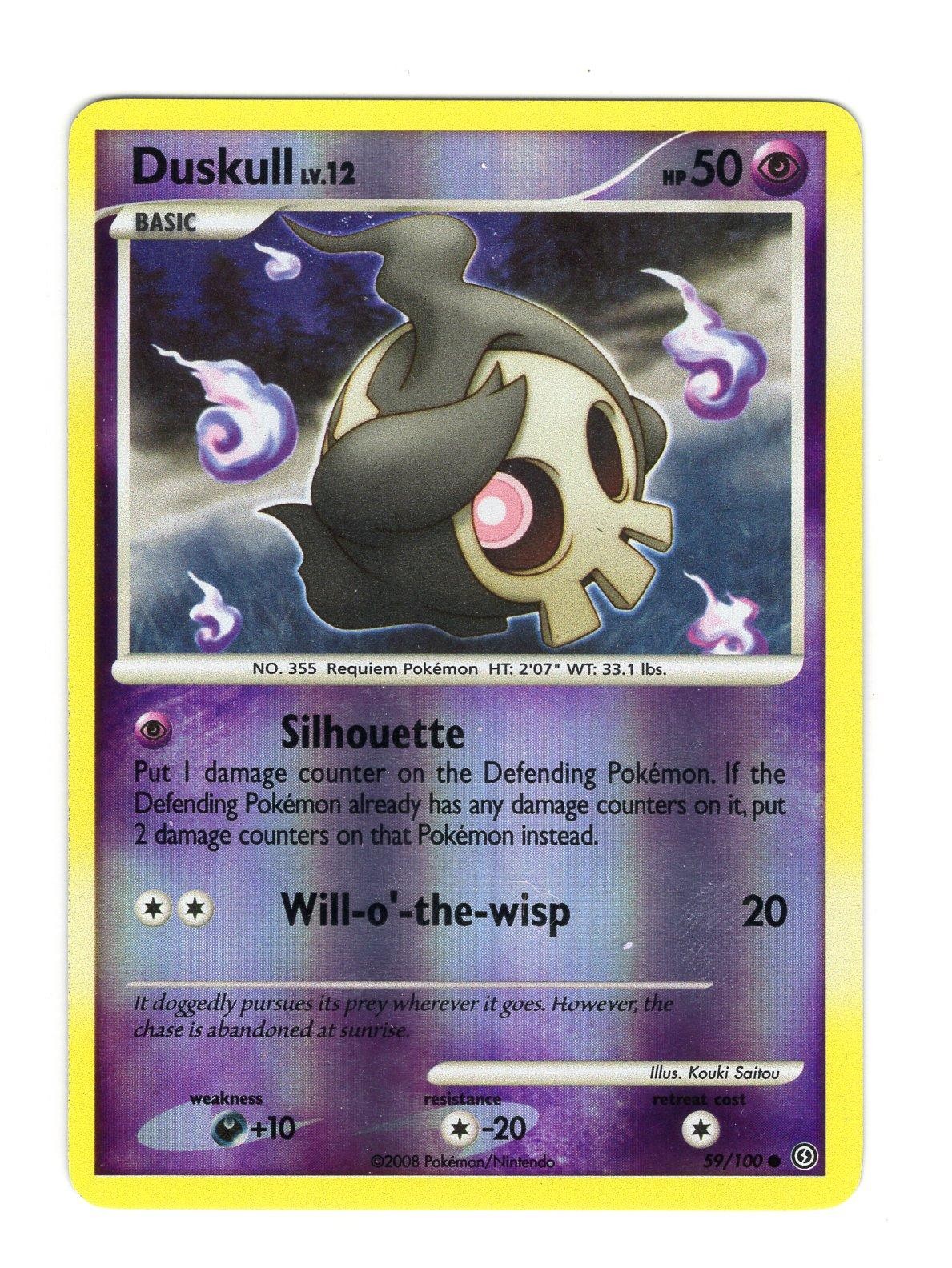 Duskull 59/100 Common Stormfront Pokemon NM
