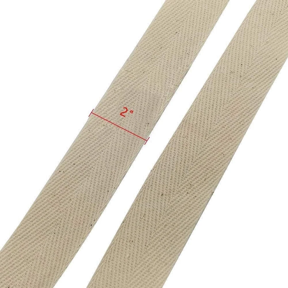 Versatile Natural White Bias Tape - 55 Yards x 2 Inch for Crafting Excellence - Image 4 of 4