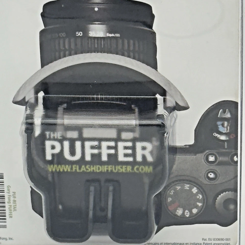 Gary Fong The Puffer On Camera Cold Shoe Diffuser for Canon, Nikon - NIP - Image 4 of 4