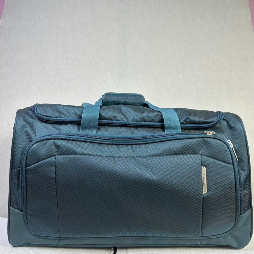 Samsonite 22" Blue Ballistic Nylon Multi-Pocket Zip Travel Duffle Luggage Bag