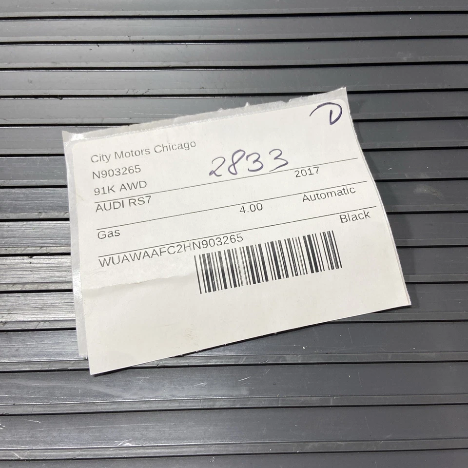 2013-2018 Audi RS7 S6 A8 Alternator Generator 190A 079903015P 91k Miles OEM - Image 2 of 4