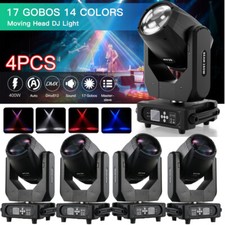 10R 400W LED Beam Moving Head Light RGBW Gobo DJ Stage Spot Lighting DMX  Case