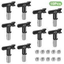 10x Reversible Spray Tips Airless Sprayer Nozzle For Paint Sprayer 109-621Series