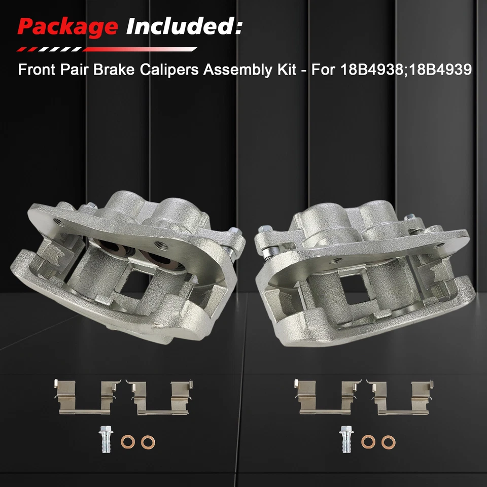 (2) Par de pinzas de freno delanteras para Chevrolet Colorado 2004-2008 izquierda + derecha Foto 3 de 4