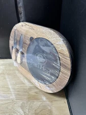 Boars Head Cheese Board with Knife Set and Slate – 12 inch Charcuterie Board