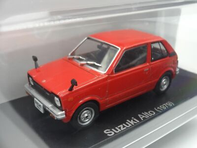 Suzuki Alto 1979 Red 1//43 Scale Box Mini Car Display Diecast Vol 119
