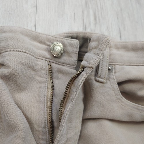 Country Road Women's Straight Pants Size 12 Beige Smart Casual Zipper Fly - Picture 5 of 8