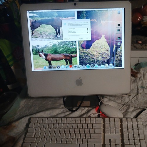 Apple iMac A1195 17" Desktop- Intel Core 2 w. Keyboard & Mouse. Fair Condition. - Afbeelding 1 van 4