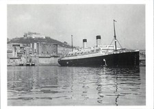 Vintage Postcard The Homeric British American White Star Line 1922 1988 reprint