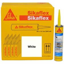 Sikaflex 1A Polyurethane Sealant, 10.1 fl oz, 24 Pack Full Case , WHITE