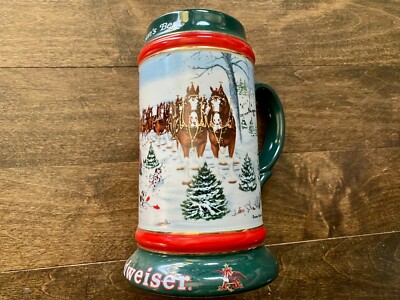 Budweiser Beer Stein 1991 Collector's Edition 'The Seasons Best' VINTAGE