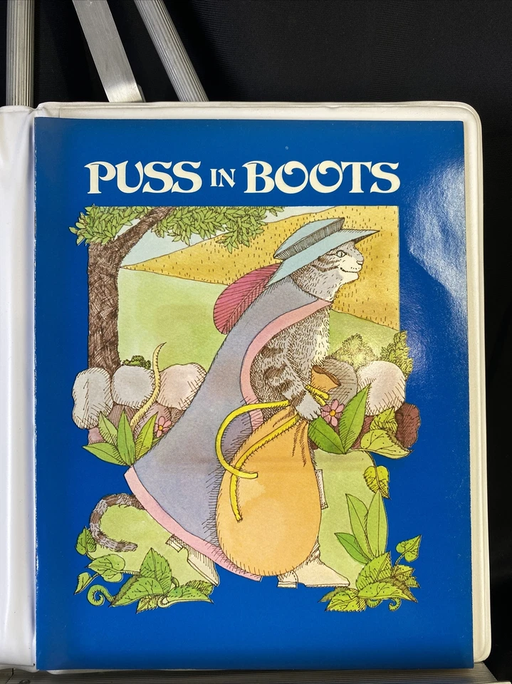 Puss n Boots Childrens Read Along Book & Cassette Troll - Image 3 of 4
