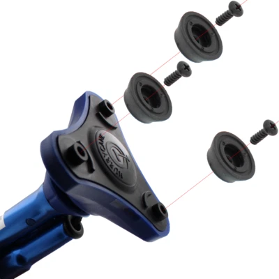 Hurrycane Rubber Tips Feet 3PCS Screw-in Replacements for Freedom Edition Sticks