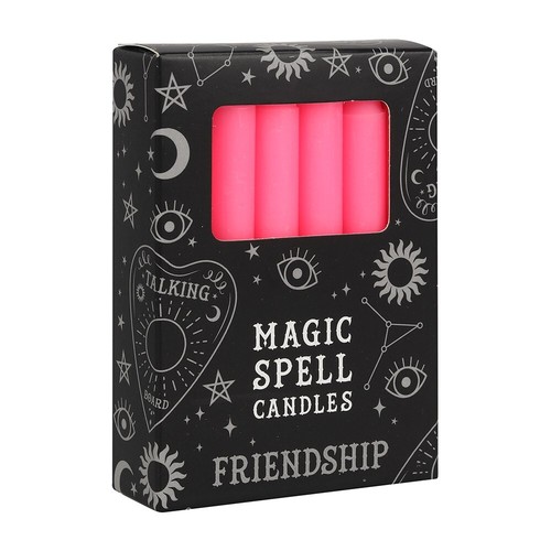 Spell Candles Pack of 6/12 Witch Pagan Wiccan Ritual Altar Magic Happiness - Picture 18 of 28