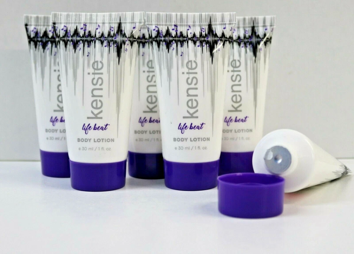 7x Kensie Life Beat Body Lotion 7 Tubes 1oz 30 ml Travel