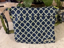 Ju-Ju-Be BFF Royal Envy Shoulder Strap Changer Blue/Green Large Carry Diaper Bag