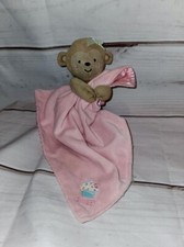 Carter Child of Mine Pink Hug Monkey Lovey Security Blanket Rattle Sweet Cupcake