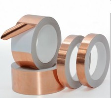 Copper Foil Tape Single Conductive Adhesive 20M Select Width 3mm - 200mm