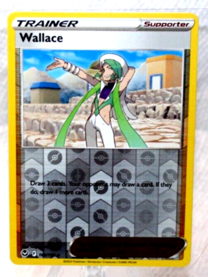 Wallace 2022 Collectible Trainer Supporter Pokemon Card No. 166