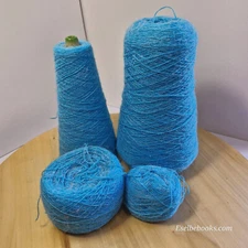 Shin Yen Co. Machine Knitting Yarn - 367 grams - blue acrylic (C75)