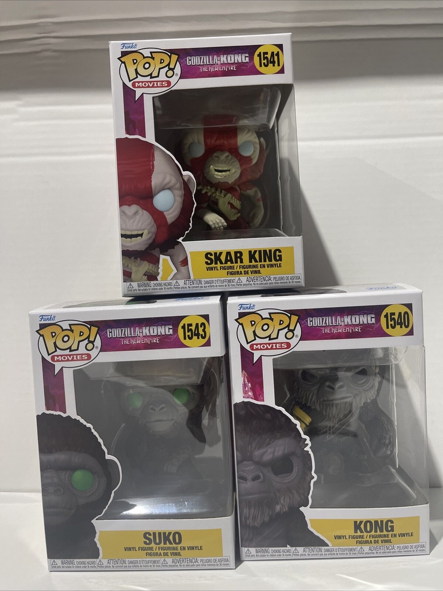 FUNKO POP ゴジラVSコング 9種セット Amazon.com: Funko Godzilla vs Kong POP 3 Pack | Godzilla