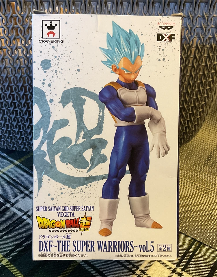 Figura Banpresto Dragonball Super SSGSS Vegeta Azul con Soporte DXF Super Warriors Foto 3 de 4
