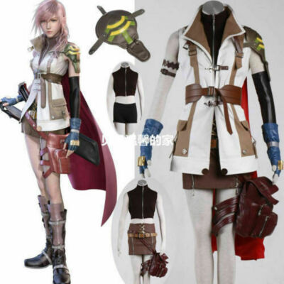 Final Fantasy XIII 13 Cosplay Costumes Lightning Eclair Farron Custom-made 