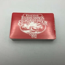 Kinnickinnic Federal S&L Playing Cards Advertising Vintage Sealed Deck Milwaukee