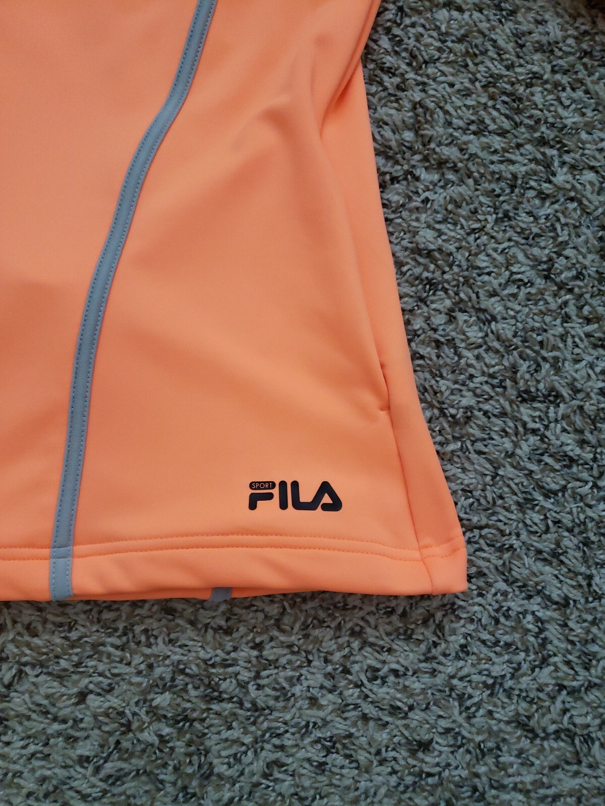 Fila Sports Abbigliamento attivo donna full zip XL arancione
