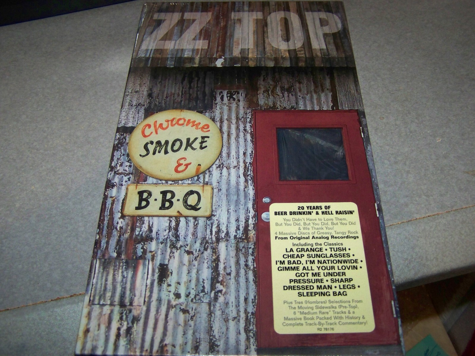 ZZ TOP "CHROME SMOKE AND BARBECUE" 4 CD BOX SET WITH SOME REMIXES AND LIVE TRACK 81227817626 eBay