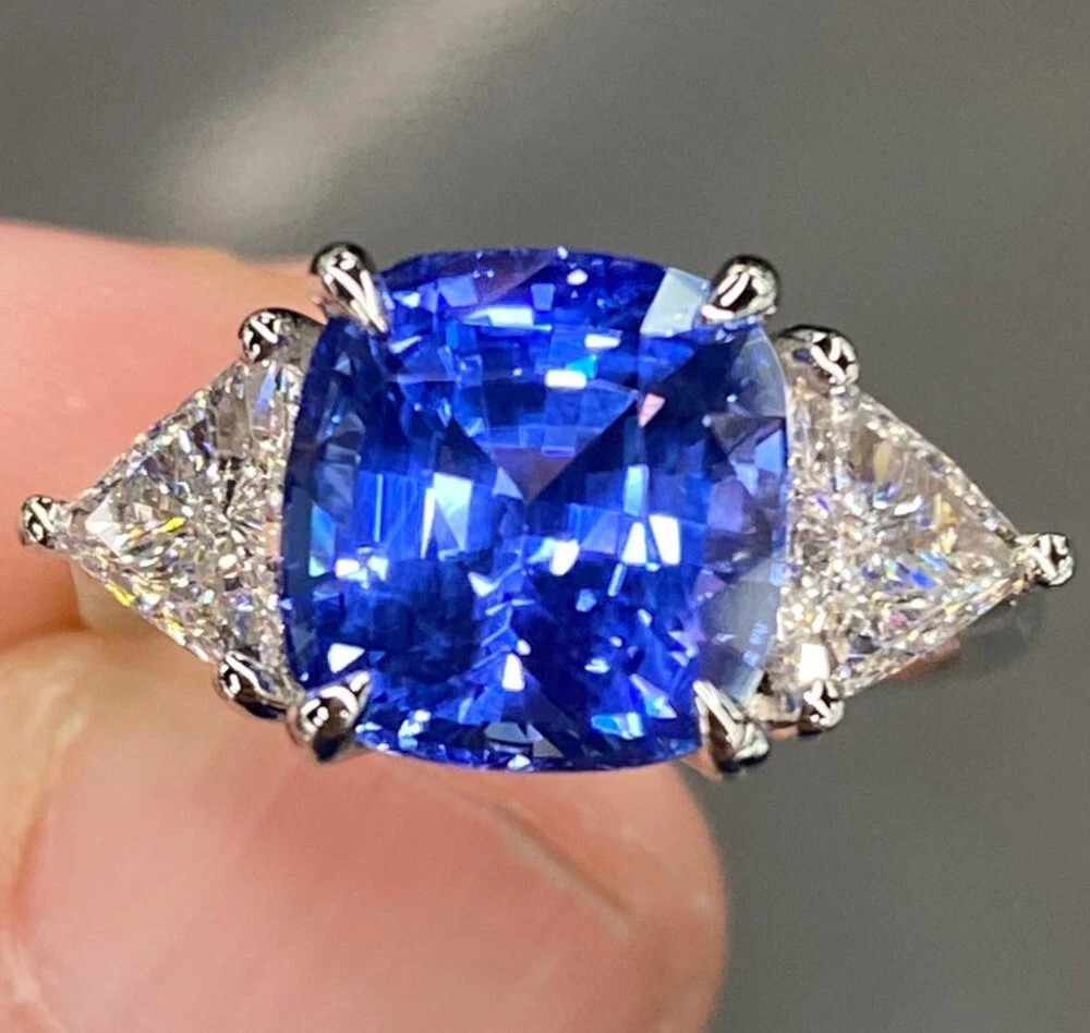Natural Diamond Engagement Rings Solid 950 Platinum 1 Carat Solid