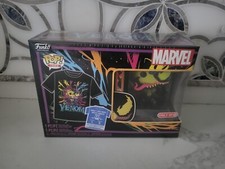 Funko Pop Marvel Venom Black Light Figure & LARGE T-Shirt Sealed Target