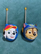 Paw Patrol Walkie Talkies - Set of 2 Kids Walkie Talkies Chase and Marshall