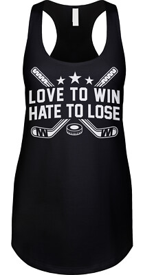 Love To Win Funny TV Quotes Hockey Shoresy Hitch Bulldogs Comedy Racerback Tank
