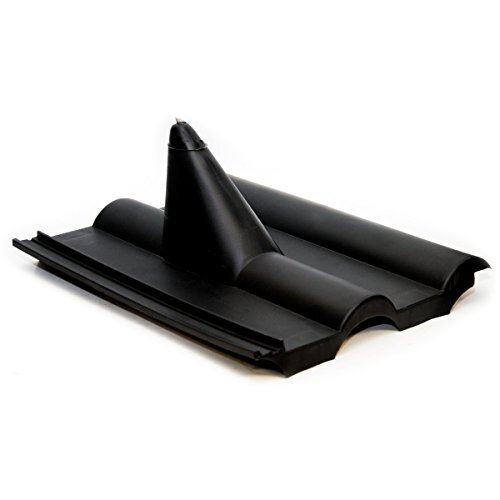 PremiumX - Copertura del Tetto Frankfurter Tegola Nera Copertura del (D3C)